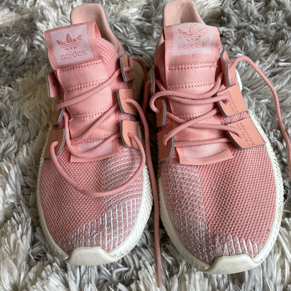 Pink Adidas Tennis Shoes
